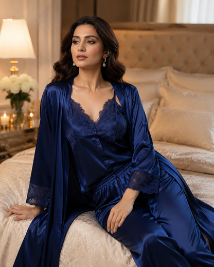Luxury Silk Nightwear Set | Premium Quality Fabric